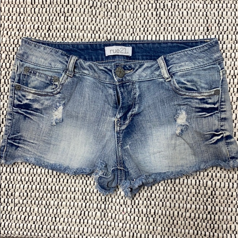 Rue 21 Denim Jean Shorts Size 5/6